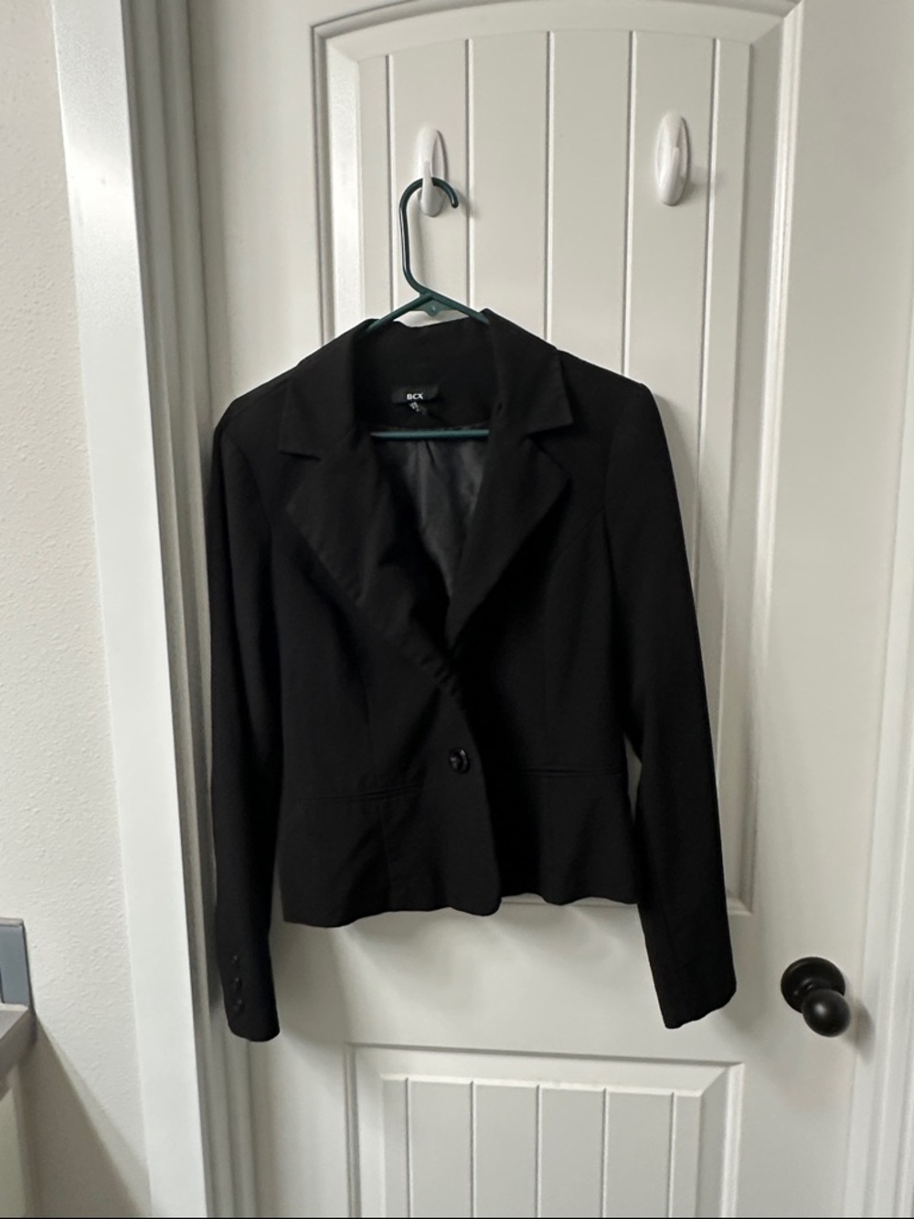 BCX Black Women's Single-Button Tailored Blazer